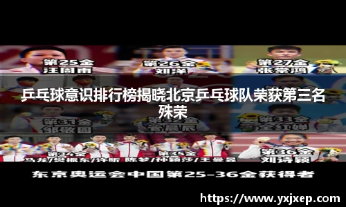 乒乓球意识排行榜揭晓北京乒乓球队荣获第三名殊荣